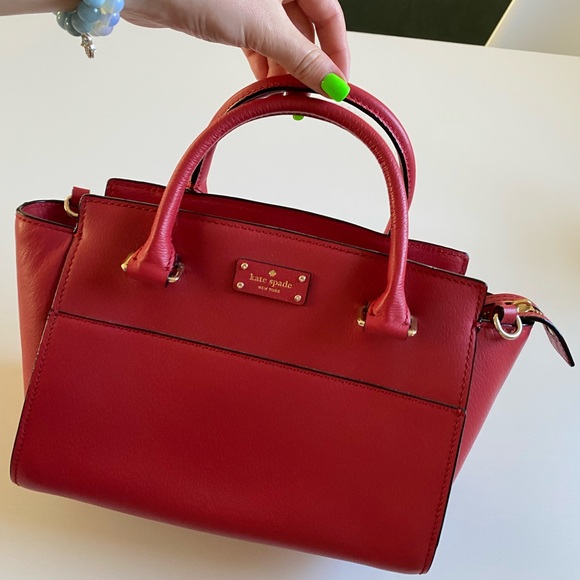 Kate Spade Red Medium Satchel - Picture 1 of 3